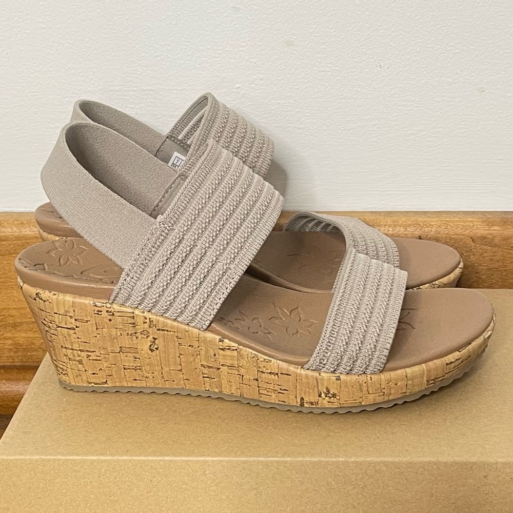 Sandals worn once they fit a little bit big